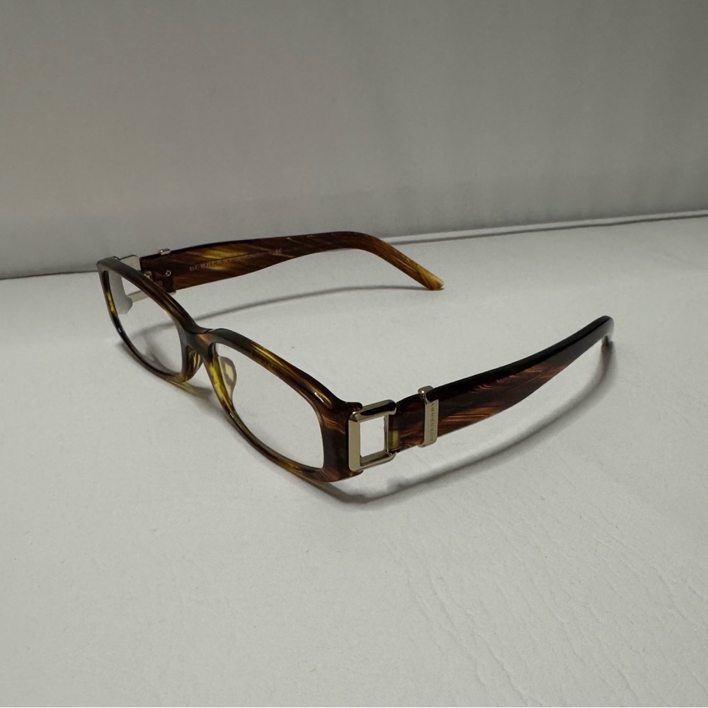 Burberry Brown and Gold Tortoiseshell Glasses - Picture 2 of 8